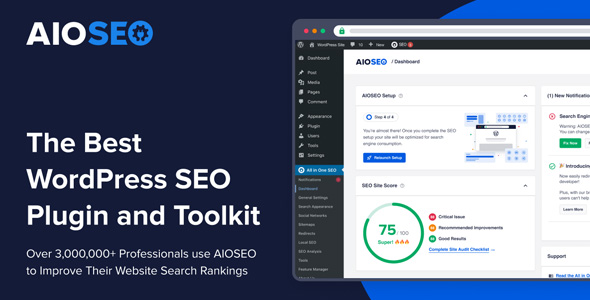 All in One SEO Pack Pro 4.4.4 + Addons – WordPress SEO Plugin-WordPress精品站