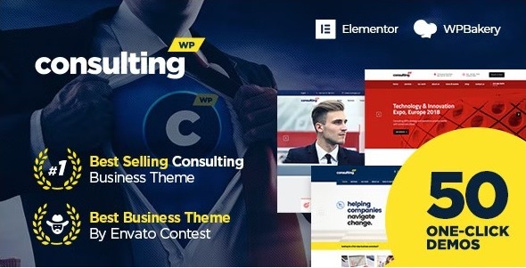 Consulting 6.5.8 – 商业、金融 Business, Finance WordPress Theme-WordPress精品站