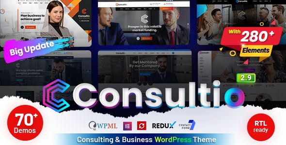 Consultio 3.0.1 – 咨询公司 WordPress 主题-WordPress精品站