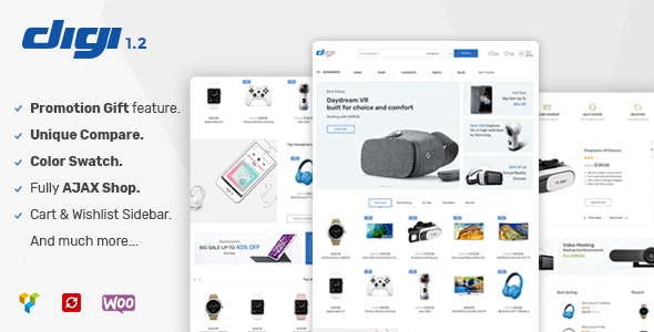 Digi 1.7.9 – Electronics Store WooCommerce Theme