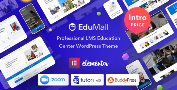 EduMall 3.5.0 – 专业 LMS 教育中心 WordPress 主题 Professional LMS Education Center WordPress Theme-WordPress精品站