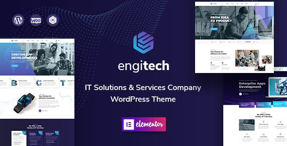 Engitech 1.6.1 – IT 解决方案和服务 IT Solutions & Services WordPress Theme-WordPress精品站