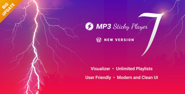 MP3 Sticky Player 粘性播放器 WordPress Plugin 7.5-WordPress精品站