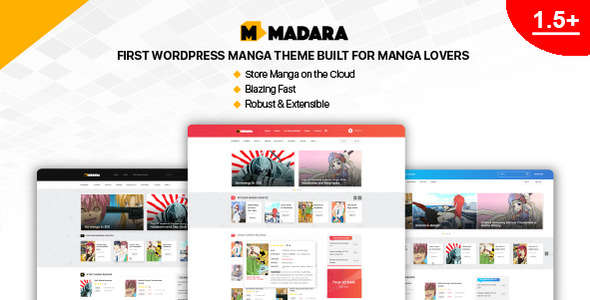 Madara 1.7.3.11 – WordPress Theme for Manga-WordPress精品站