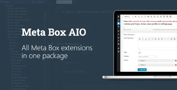 Meta Box AIO 1.23.0– Meta Boxes WordPress custom fields and custom meta boxes framework-WordPress精品站