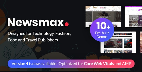 Newsmax 4.3.0 – 多用途新闻和杂志主题-WordPress精品站