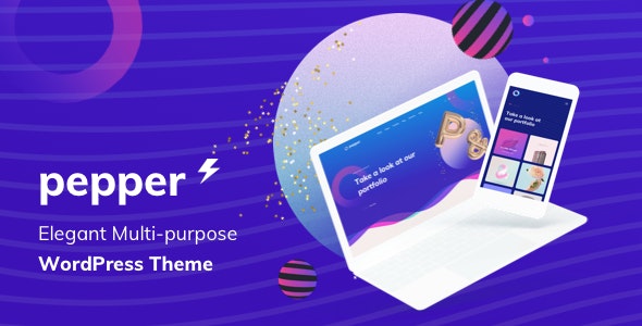 Pepper 1.8 – 优雅的多用途主题 Elegent Multi Purpose WordPress Theme-WordPress精品站