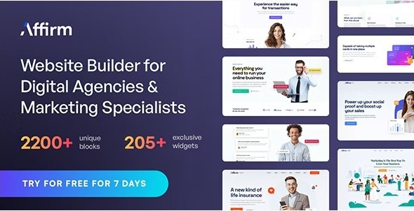 Affirm 3.0.2 – 营销与数字代理 Marketing & Digital Agency WordPress Theme-WordPress精品站