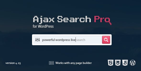 Ajax Search Pro 实时搜索和过滤器 4.26.2 – Live WordPress Search & Filter Plugin-WordPress精品站