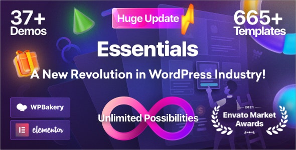 Essentials 要点 3.1.4 – Multipurpose 多用途 WordPress Theme-WordPress精品站