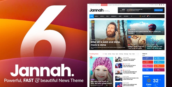 Jannah 6.1.7 – Newspaper Magazine News BuddyPress AMP