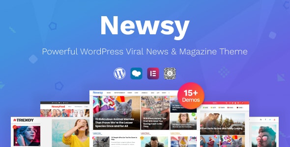 Newsy 2.2.0 – 新闻和杂志 Viral News & Magazine WordPress Theme-WordPress精品站