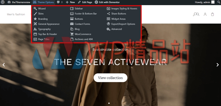 the7-theme-customization-options