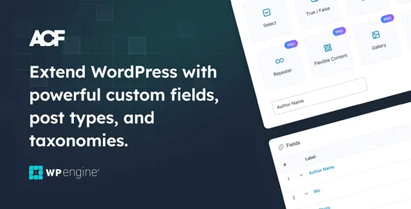 Advanced Custom Fields Pro 6.1.8 + Addons – WordPress Plugin-WordPress精品站