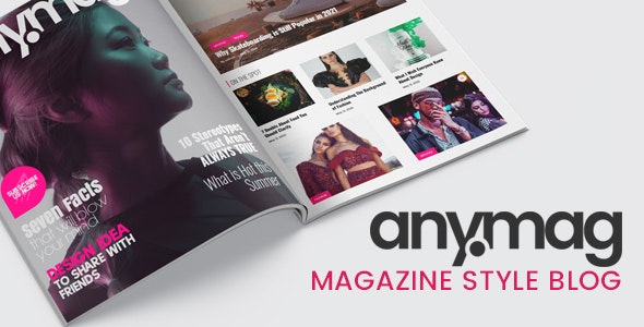 Anymag 2.8.4 – 杂志风格 Magazine Style WordPress Blog-WordPress精品站