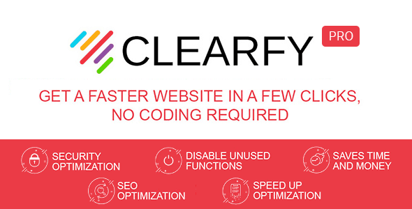 Clearfy Cache Pro 2.1.9 – 优化、延迟、缩小 HTML、CSS 和 JS WordPress optimization plugin, Minify HTML, CSS & JS, Defer-WordPress精品站