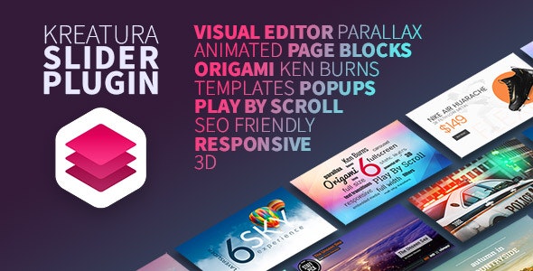 LayerSlider 7.7.8 + 模板 Templates – 创意幻灯片 Kreatura Slider Plugin for WordPress-WordPress精品站