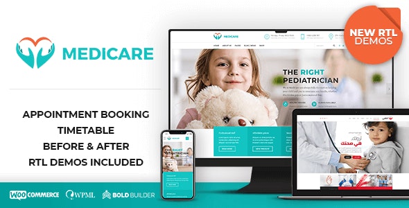 Medicare 2.0.1 – 医生、医疗、保健 Doctor, Medical & Healthcare WordPress Theme-WordPress精品站