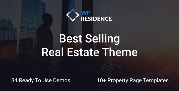 Residence Real Estate 住宅房地产 WordPress Theme 4.9.1-WordPress精品站