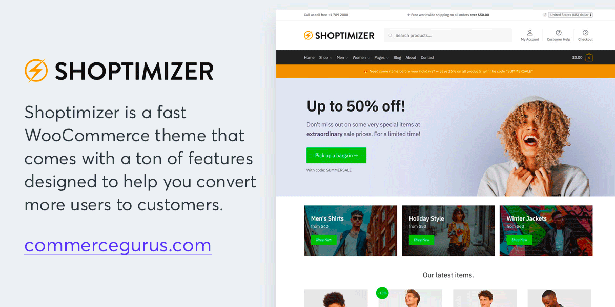 Shoptimizer v2.6.7 – Optimize your WooCommerce store-WordPress精品站