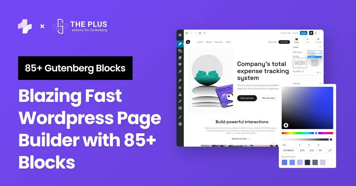 The Plus Addons for Block Editor Pro 2.0.6 – 古腾堡页面编辑器的终极集合 Ultimate collection of Addons for Gutenberg Page Builder-WordPress精品站