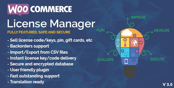 WooCommerce License Manager 5.0.9 – WooCommerce products licensing plugin-WordPress精品站