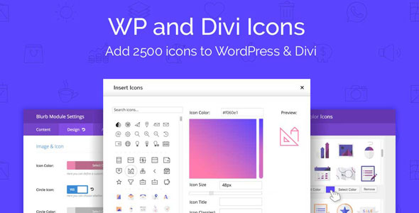 WP and Divi Icons Pro 2.0.5 – 适用于 WordPress 和 Divi 的图标插件 Icon Plugin for WordPress & Divi-WordPress精品站