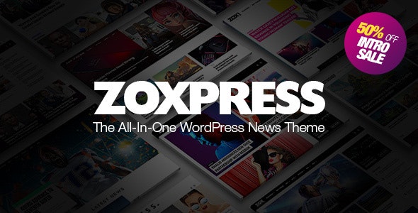 ZoxPress 2.10.0 – 多合一新闻主题 All-In-One WordPress News Theme-WordPress精品站