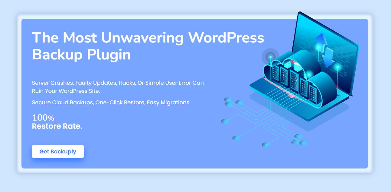 Backuply Pro 1.1.3 – The Most Unwavering WordPress Backup Plugin​-WordPress精品站