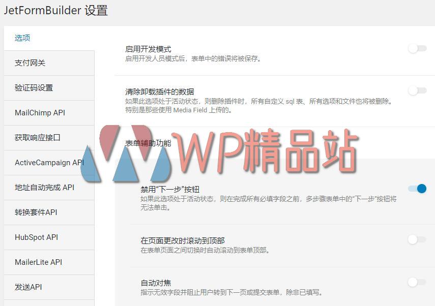 JetFormBuilder Settings-watermark-wpjp.site