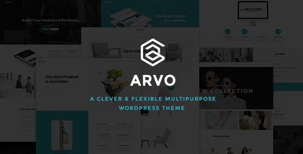 Arvo 3.0 – 一个聪明灵活的多用途主题 A Clever & Flexible Multipurpose WordPress Theme-WordPress精品站