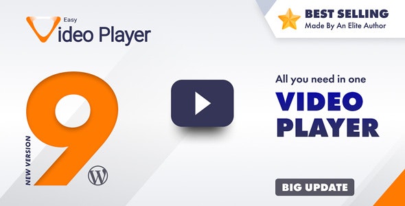 Easy Video Player WordPress Plugin 9.2-WordPress精品站