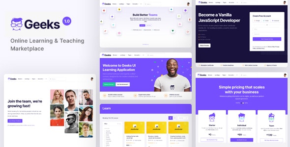 Geeks 1.2.13 – 在线学习 Online Learning Marketplace WordPress Theme-WordPress精品站