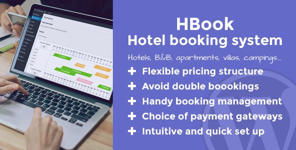 HBook 2.0.14 – 酒店预订系统 Hotel booking system – WordPress Plugin-WordPress精品站