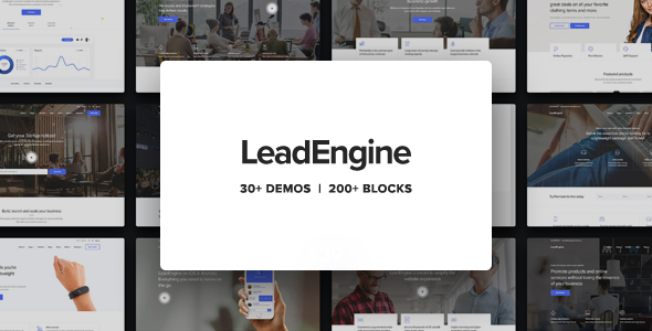 LeadEngine 4.4 – 多用途 Multi-Purpose Theme with Page Builder-WordPress精品站