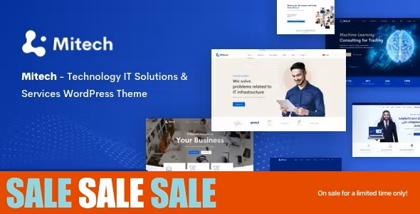 Mitech 1.8.8 – 技术 IT 解决方案和服务 Technology IT Solutions & Services WordPress Theme-WordPress精品站