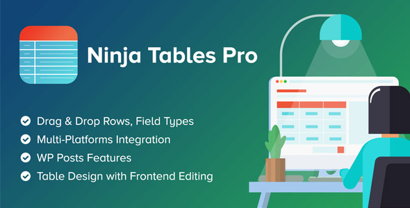 Ninja Tables Pro 5.0.0 – WordPress Table Plugin-WordPress精品站