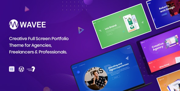 Wavee 1.3.3 – 创意组合 Creative Portfolio WordPress Theme-WordPress精品站