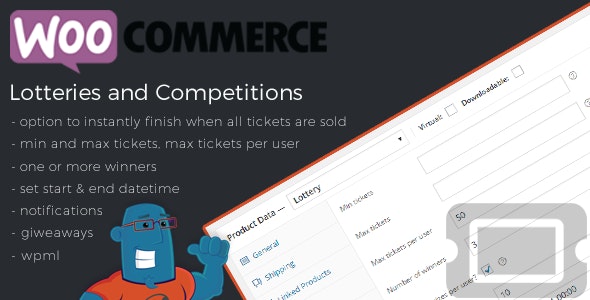 WooCommerce Lottery 2.1.11 – 竞赛和彩票 WordPress Competitions and Lotteries, Lottery for WooCommerce-WordPress精品站