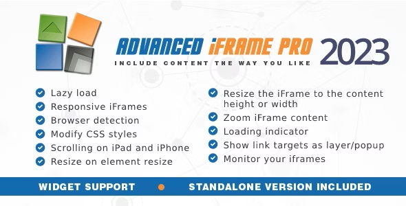 Advanced iFrame Pro 2023.7-WordPress精品站