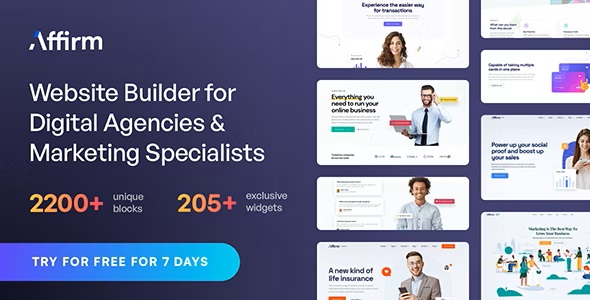 Affirm 3.0.0 – 营销与数字代理 Marketing & Digital Agency WordPress Theme-WordPress精品站