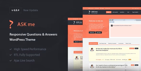 Ask Me 6.9.4 – 响应式问答 Responsive Questions & Answers WordPress-WordPress精品站