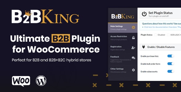 B2BKing 4.6.80 – 终极 B2B 和批发插件 The Ultimate WooCommerce B2B & Wholesale Plugin-WordPress精品站