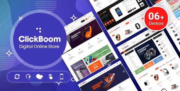 ClickBoom 1.6.18 – 数字商店 Digital Store WooCommerce WordPress Theme (6+ Homepage Designs)-WordPress精品站