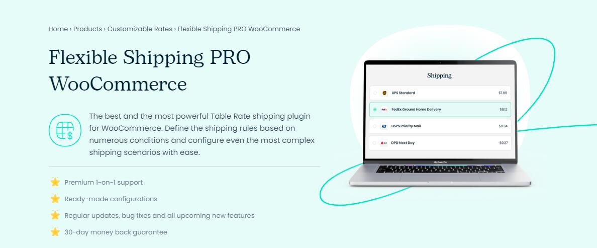 Flexible Shipping 灵活运输 PRO 2.16.2 – Extends the free version of Flexible Shipping by adding advanced pro features-WordPress精品站