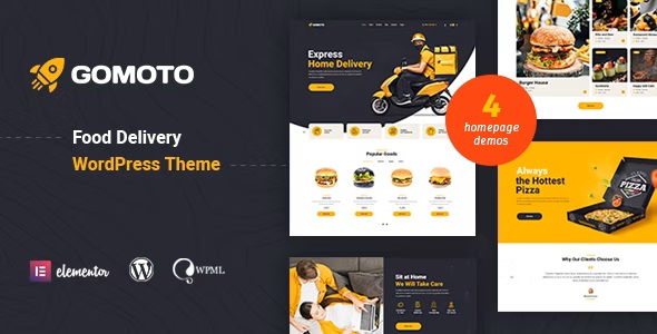 Gomoto 1.3.5 – 食品配送和医疗用品 Food Delivery & Medical Supplies WordPress Theme-WordPress精品站