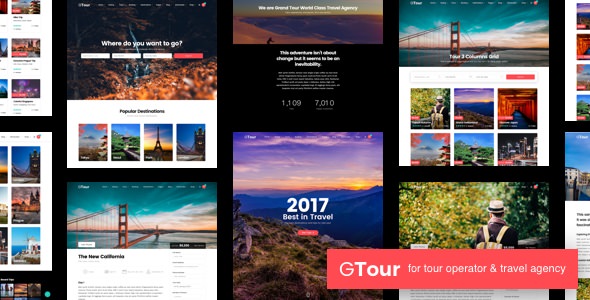 Grand Tour 5.3.8 – 旅行社 Travel Agency WordPress-WordPress精品站