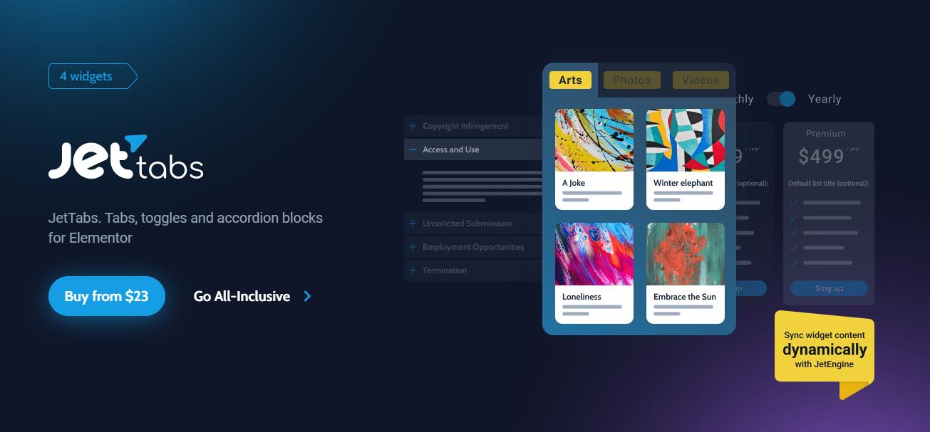 JetTabs 2.1.24 – Tabs and Accordions for Elementor-WordPress精品站