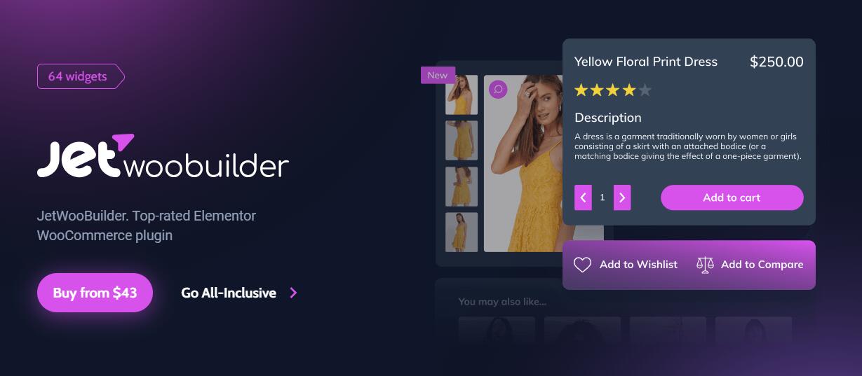 JetWooBuilder 2.1.7 – WooCommerce Addon for Elementor-WordPress精品站