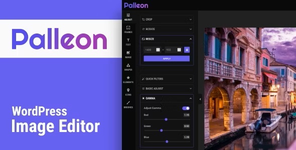 Palleon 2.9.1 – WordPress 图像编辑器 Image Editor-WordPress精品站